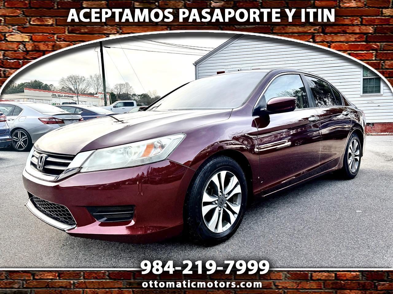 Honda Accord LX sedan 2013