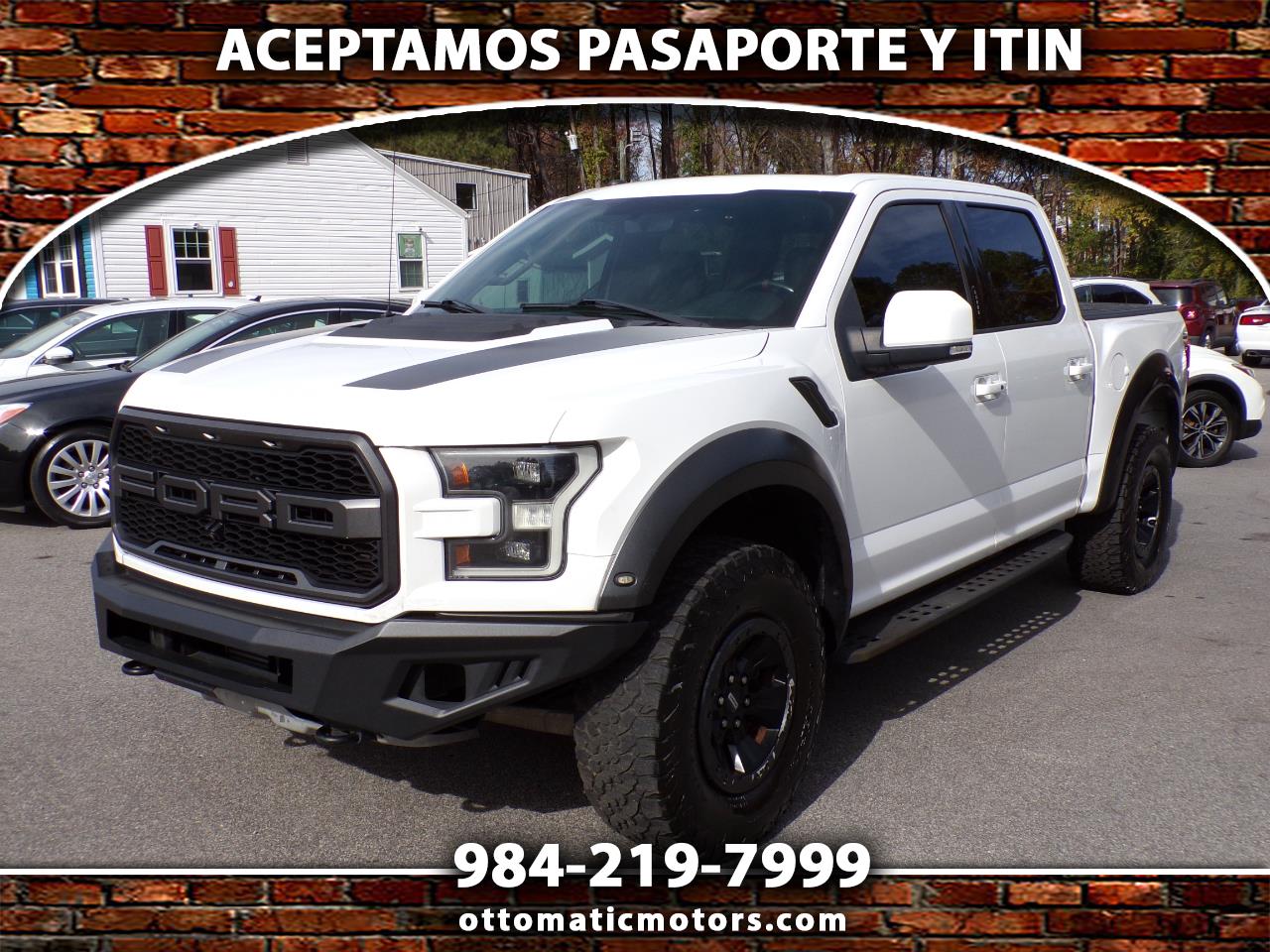2018 Ford F-150 Raptor SuperCrew 4WD