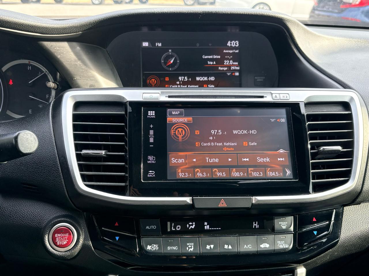 Honda Accord Touring V6 Sedan 6-Spd AT 2017