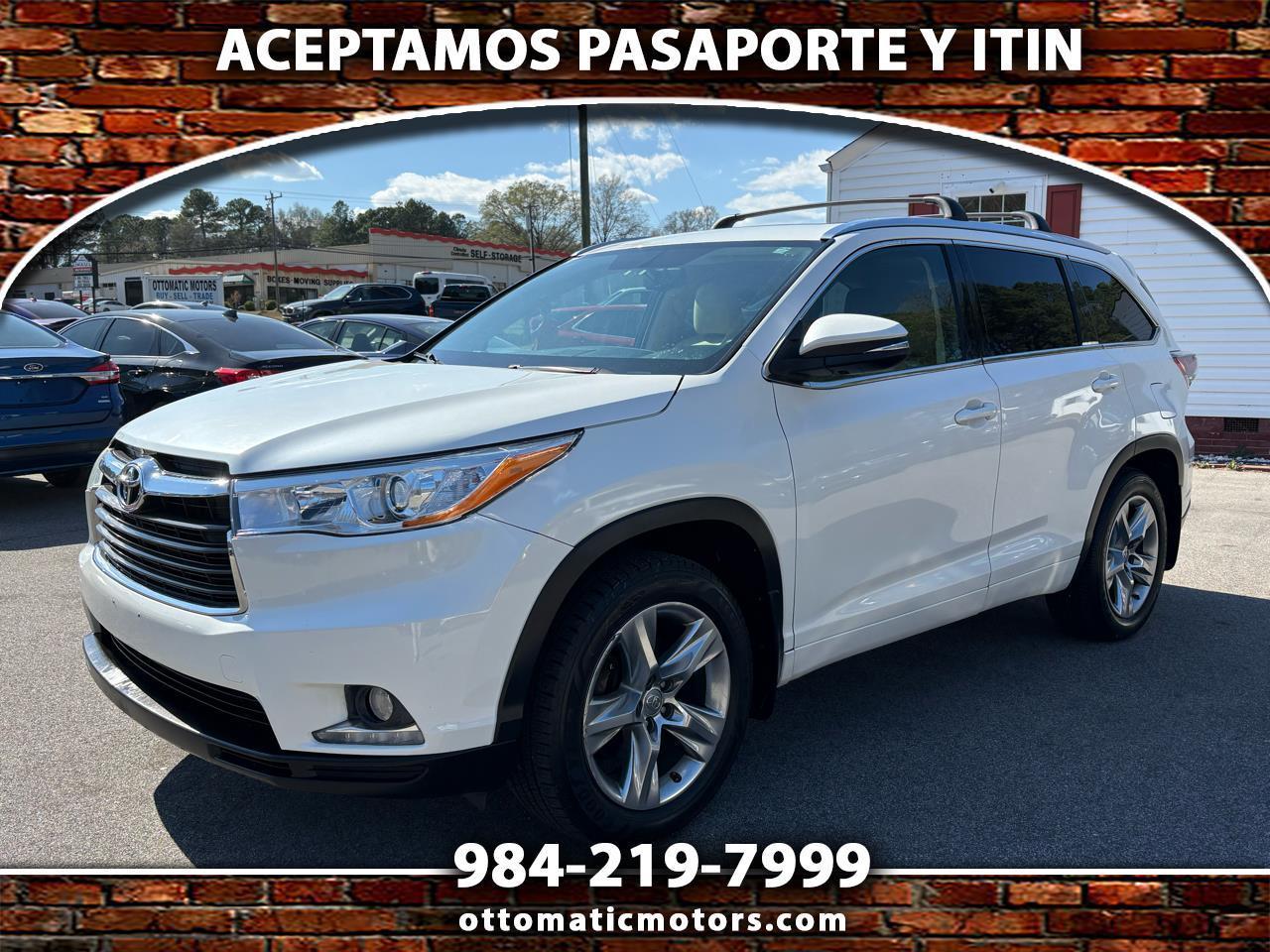 Toyota Highlander Limited 2015