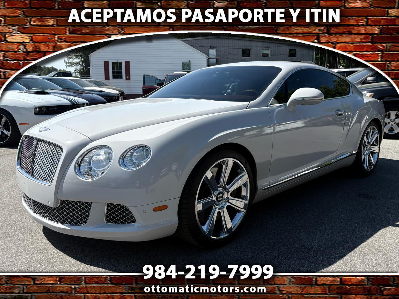 Bentley Continental GT Coupe 2012
