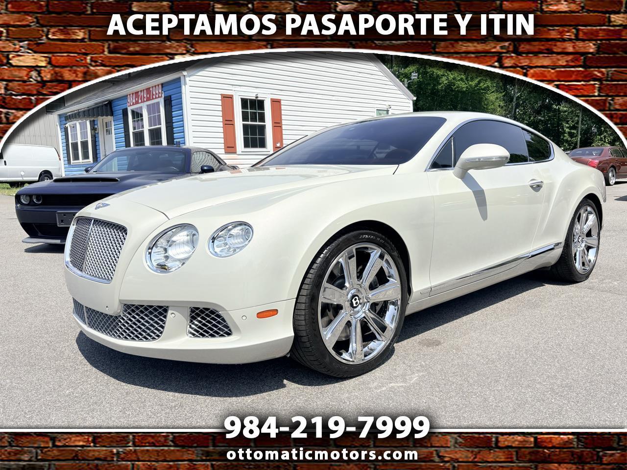 2012 Bentley Continental GT Coupe