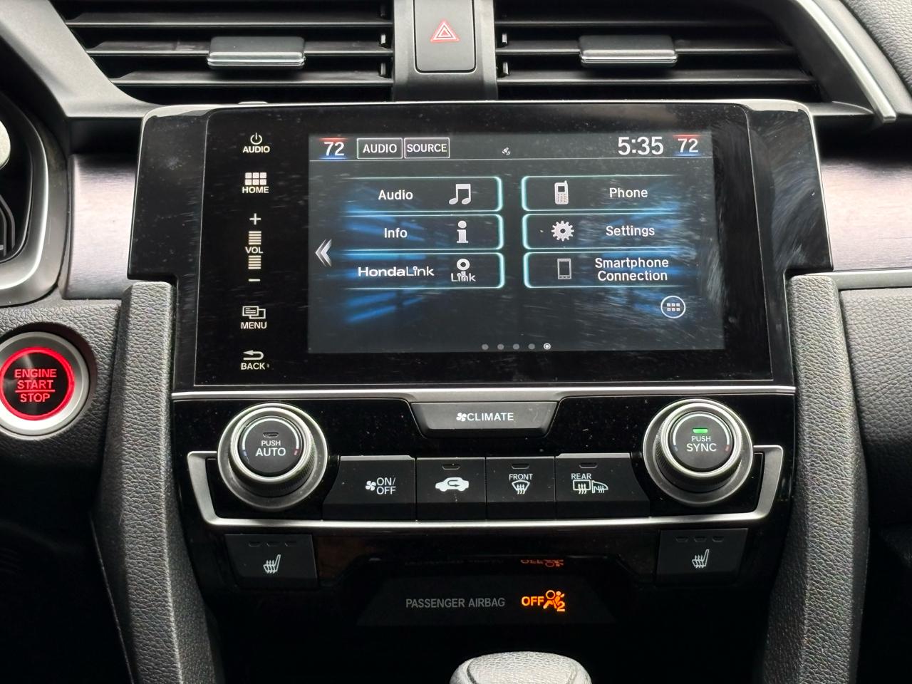 Honda Civic EX-T Sedan CVT 2017