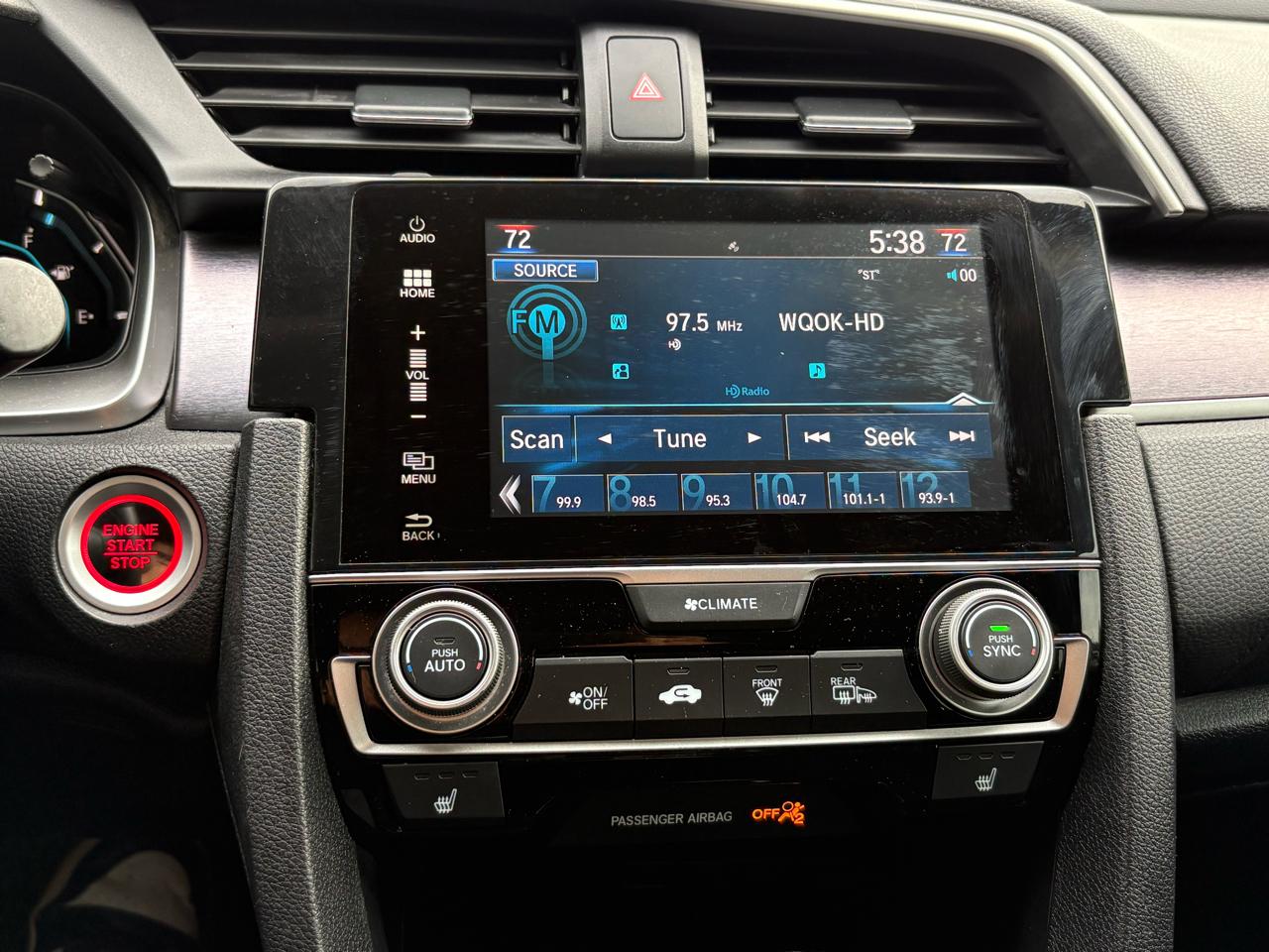 Honda Civic EX-T Sedan CVT 2017