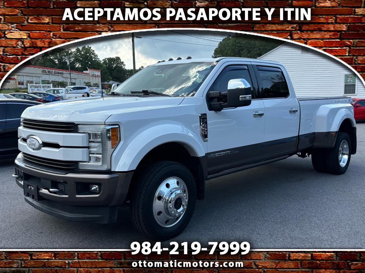 2017 Ford F-450 SD King Ranch Crew Cab DRW 4WD