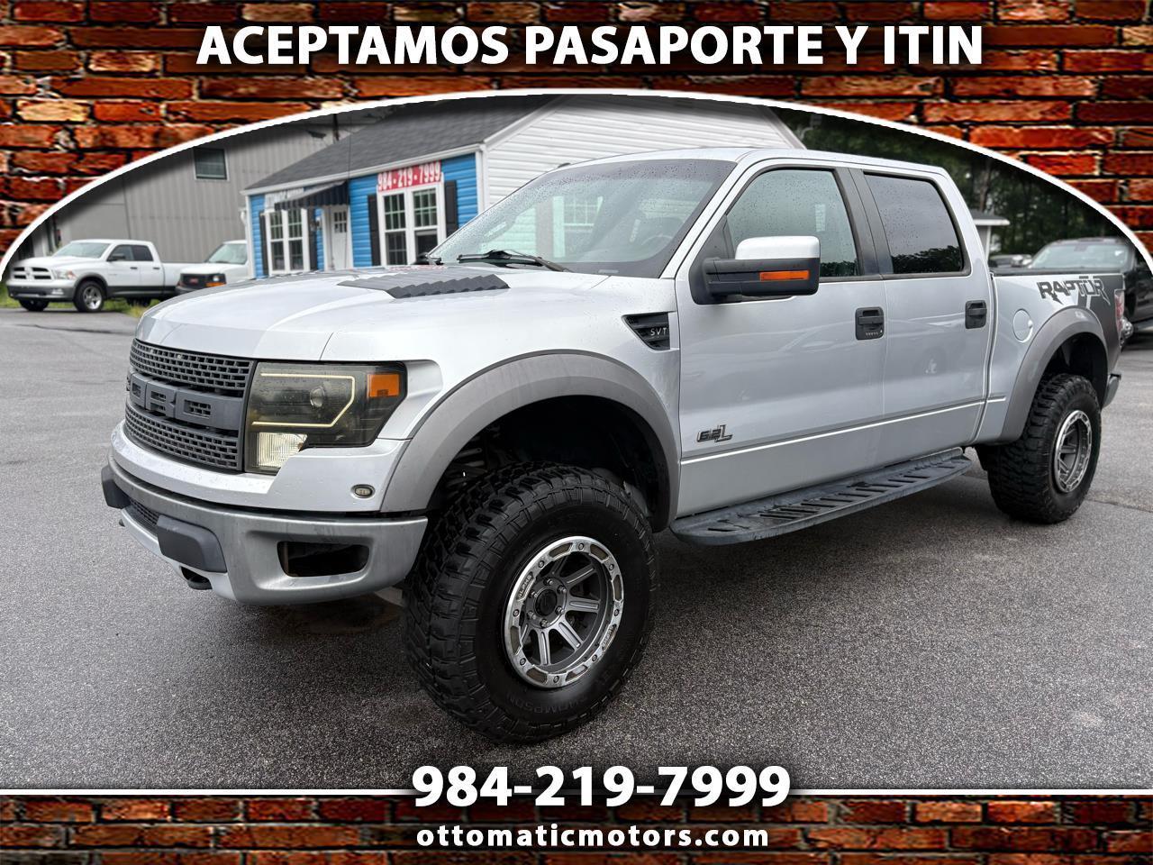 2012 Ford F-150 SVT Raptor SuperCrew 5.5-ft. Bed 4WD
