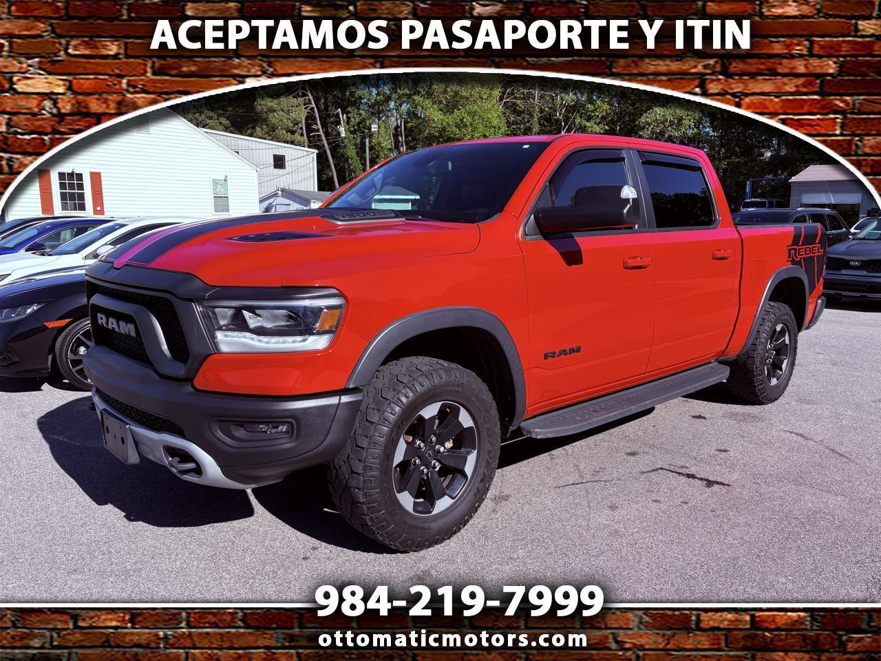 RAM 1500 Rebel Crew Cab SB 4WD 2019