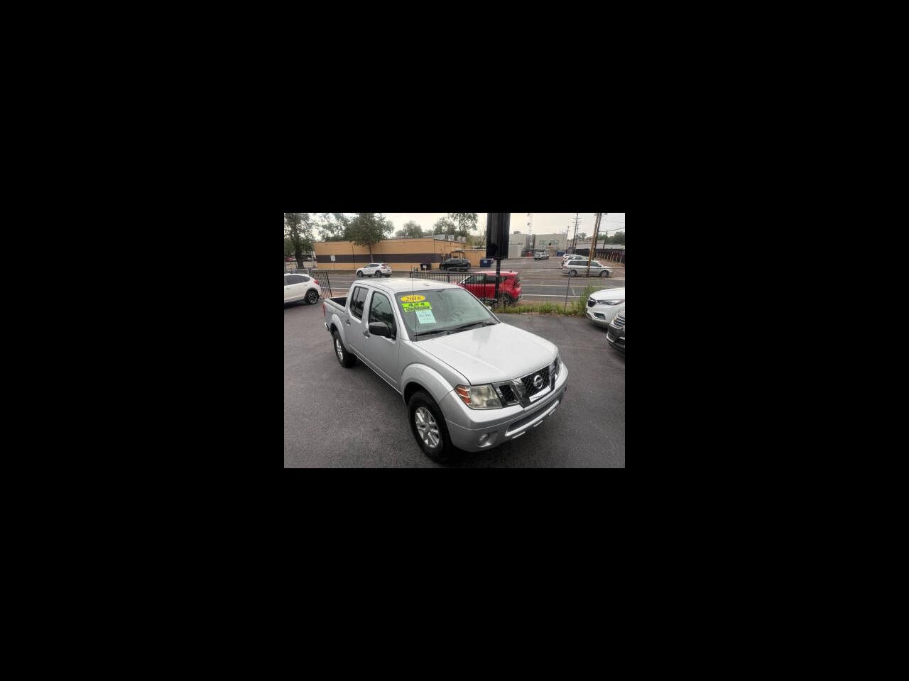 Silver 2016 Nissan Frontier PRO-4X Crew Cab 4WD Pickup Truck Four-Wheel Drive Automatic