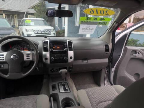 Nissan Frontier 4WD Crew Cab SWB Auto PRO-4X 2016