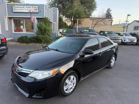 Toyota Camry 4dr Sdn I4 Auto XLE (Natl) 2013