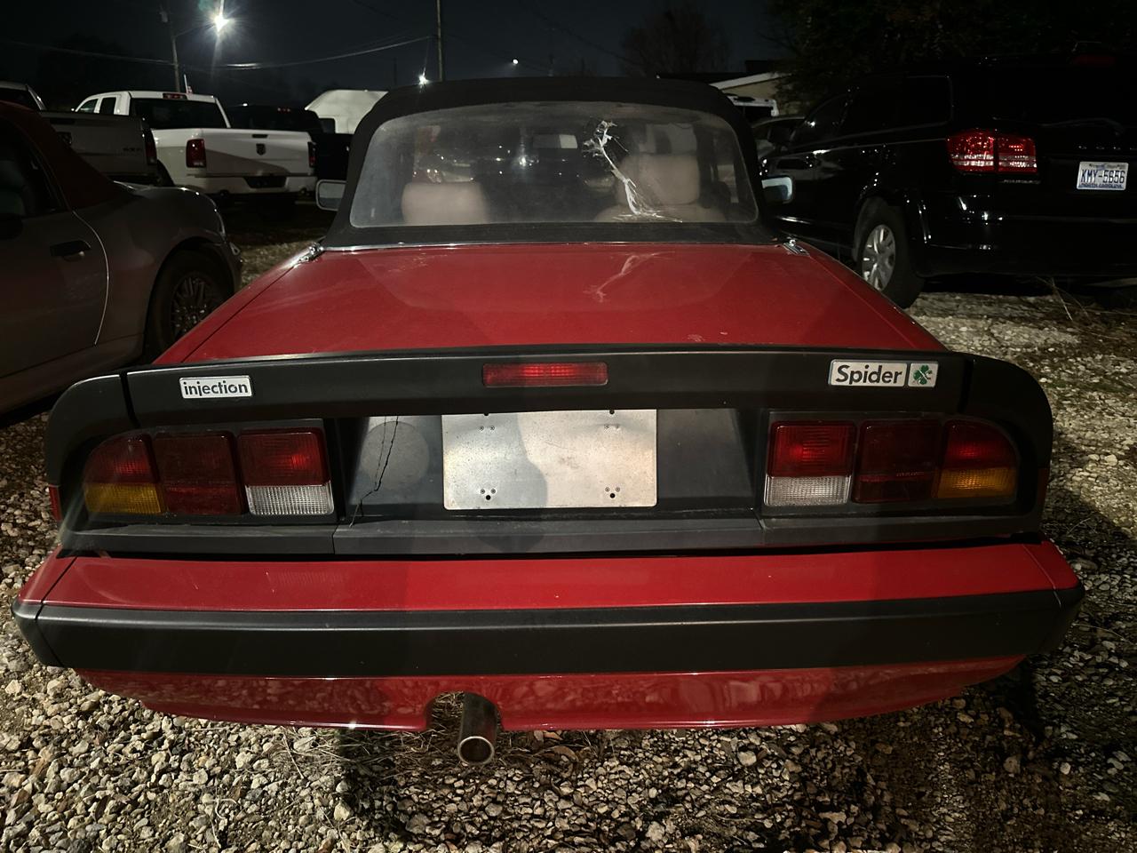 1986 Alfa Romeo Spider Veloce convertible