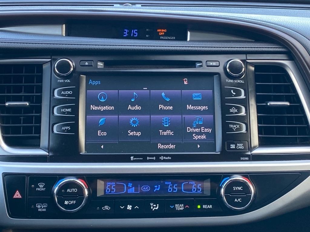 Toyota Highlander XLE AWD V6 2019