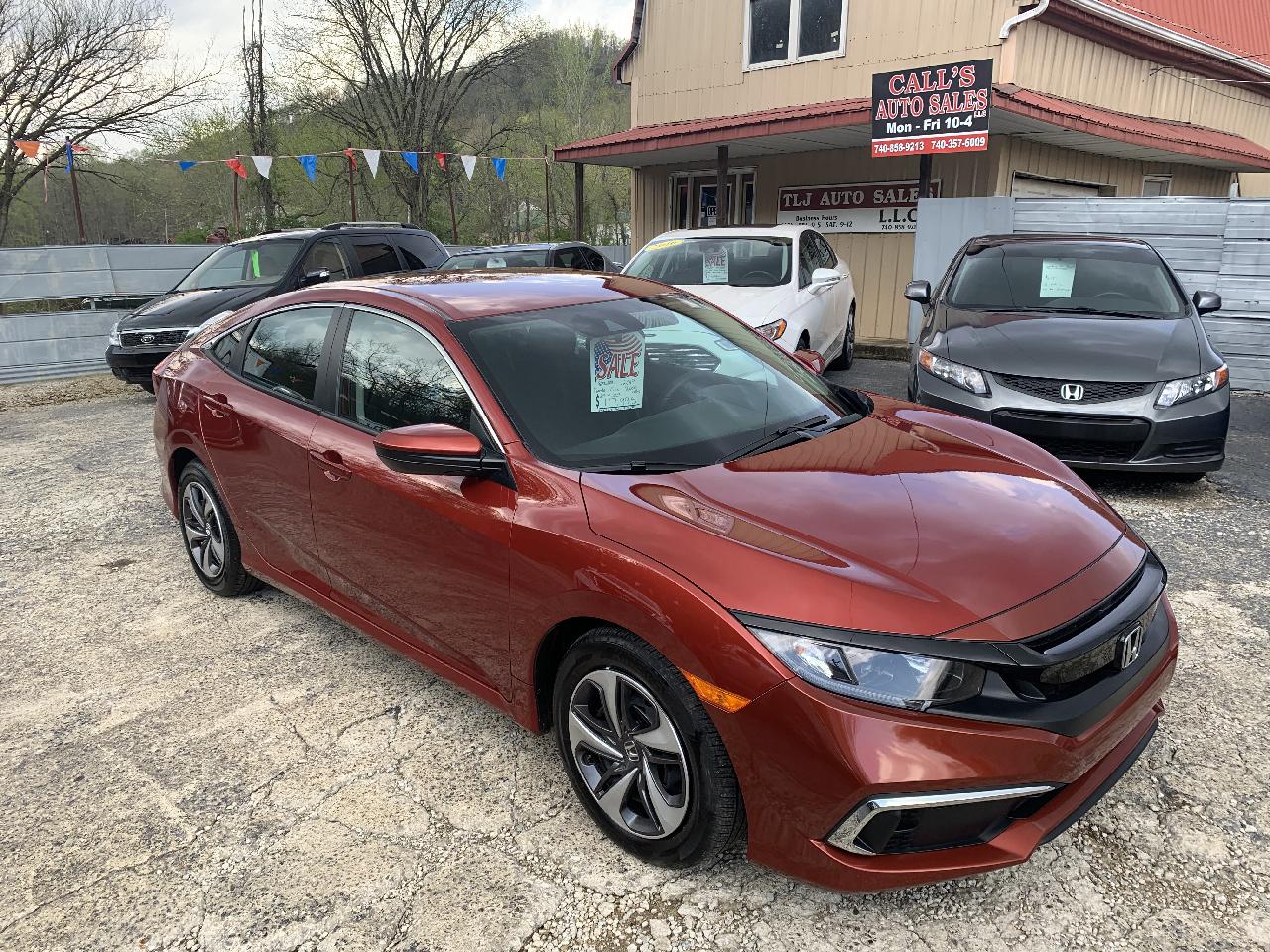 Used 2019 Honda Civic LX Honda Sensing Sedan CVT For Sale In West Portsmouth OH 45663 Call s 