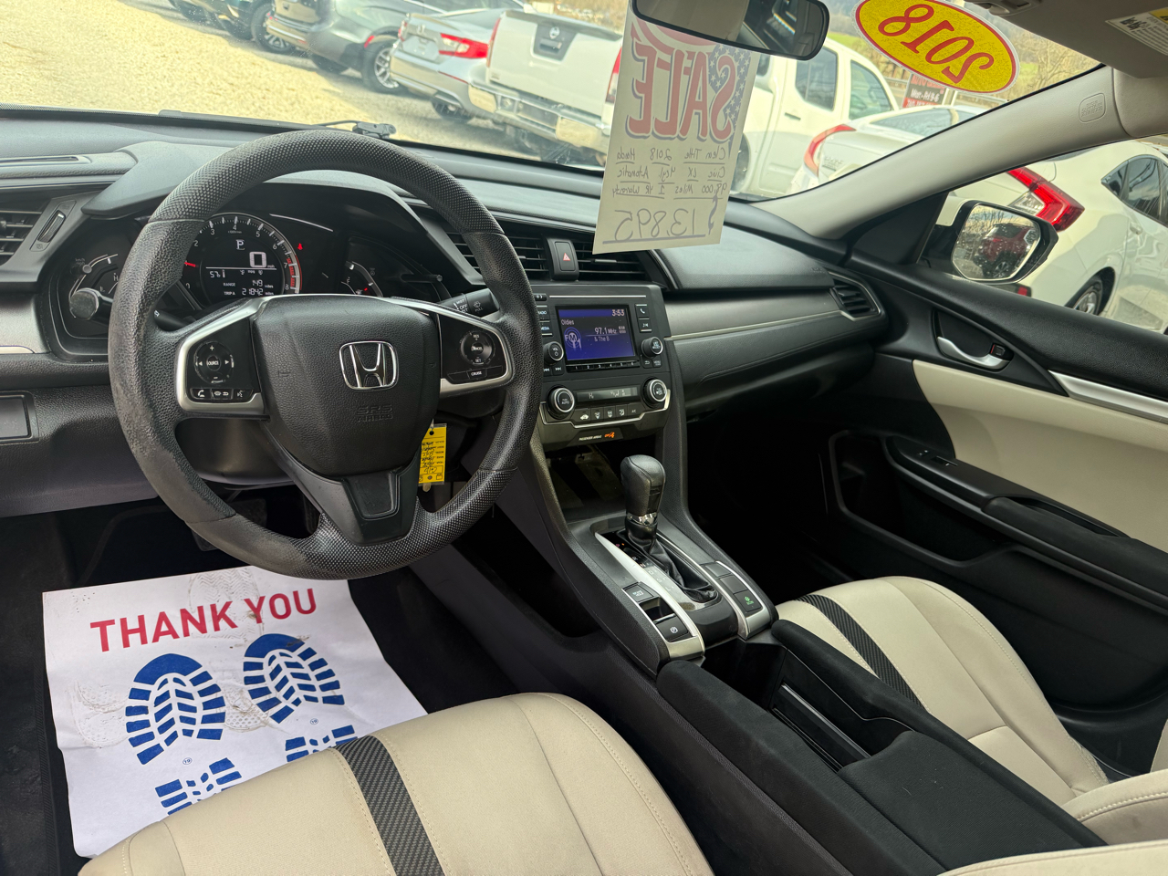 Honda Civic 4dr Sdn LX Auto 2018