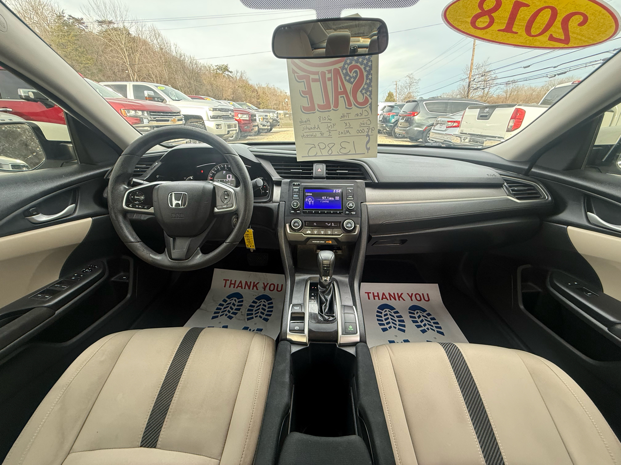 Honda Civic 4dr Sdn LX Auto 2018
