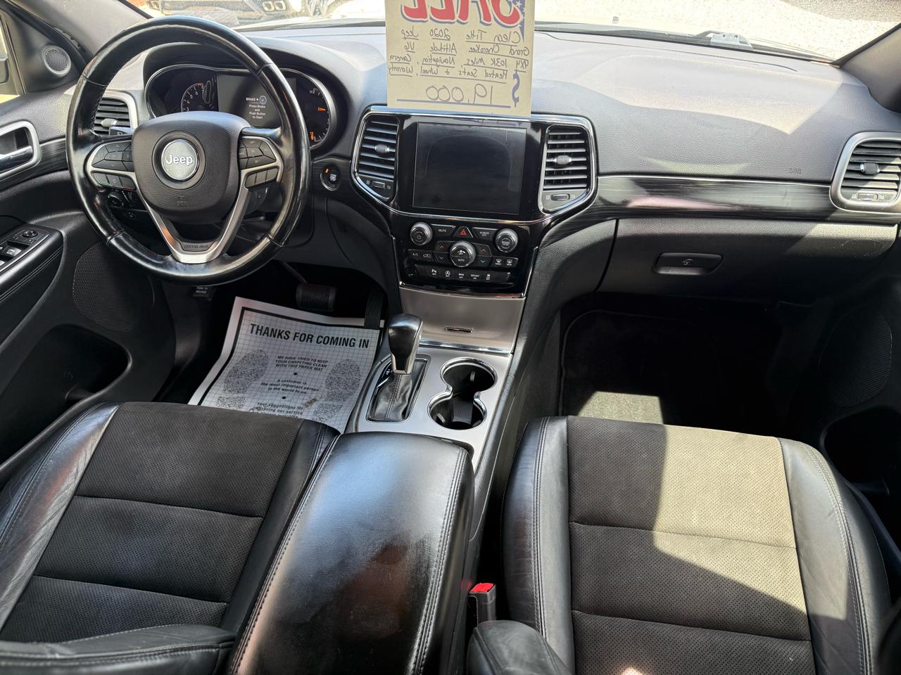 Jeep Grand Cherokee Altitude 4x4 2020