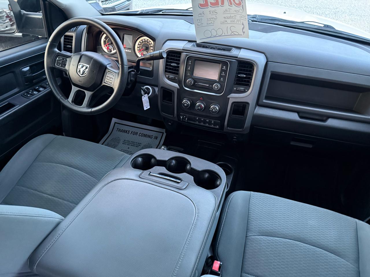 RAM 2500 Tradesman Crew Cab SWB 4WD 2018