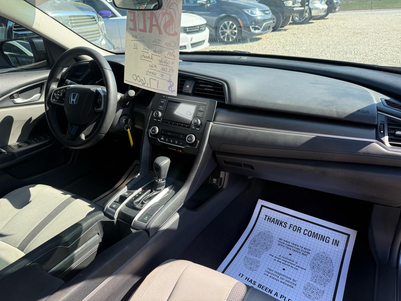 Honda Civic LX Sedan AT 2019