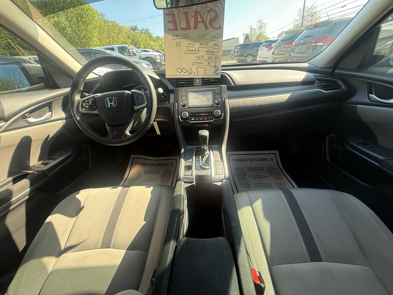 Honda Civic LX Sedan AT 2019