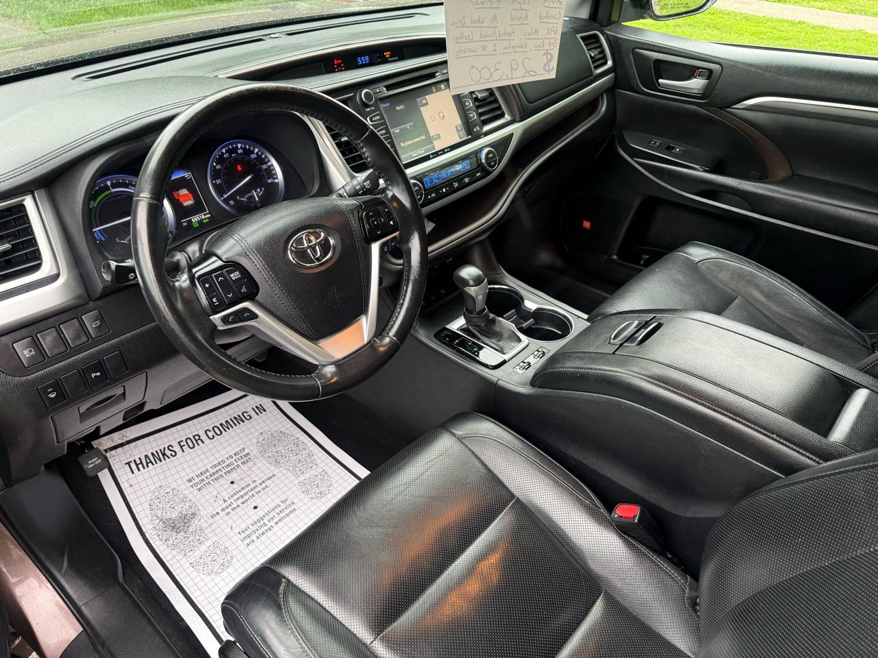 Toyota Highlander Hybrid Limited AWD 2019
