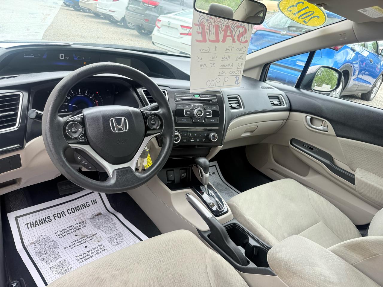 Honda Civic 4dr Sdn LX Auto 2013