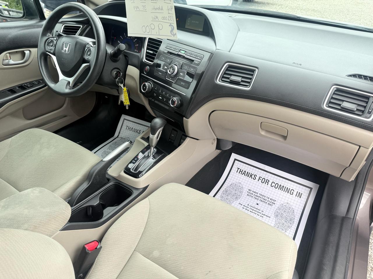 Honda Civic 4dr Sdn LX Auto 2013