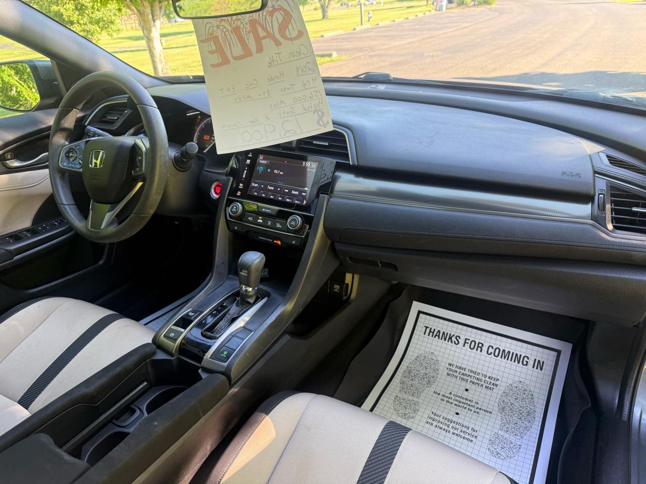 Honda Civic EX-T Sedan CVT 2018