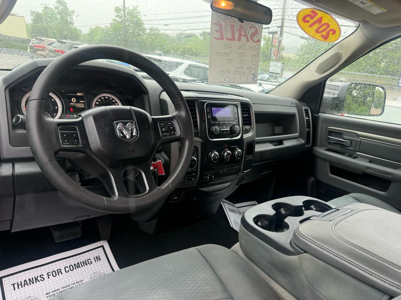 RAM 1500 4WD Reg Cab 120.5" Tradesman 2015