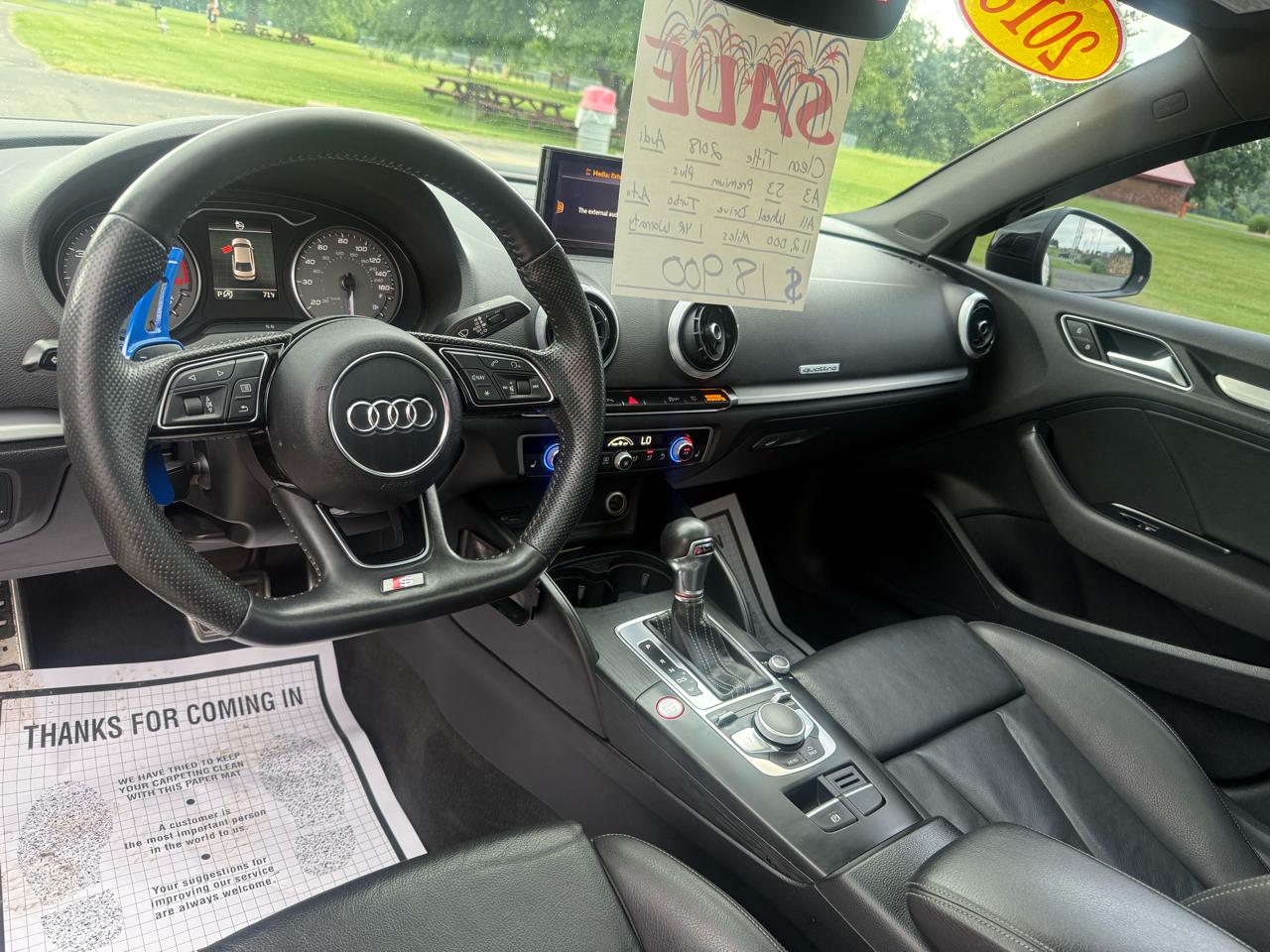 Audi S3 2.0T Premium Plus quattro 2018