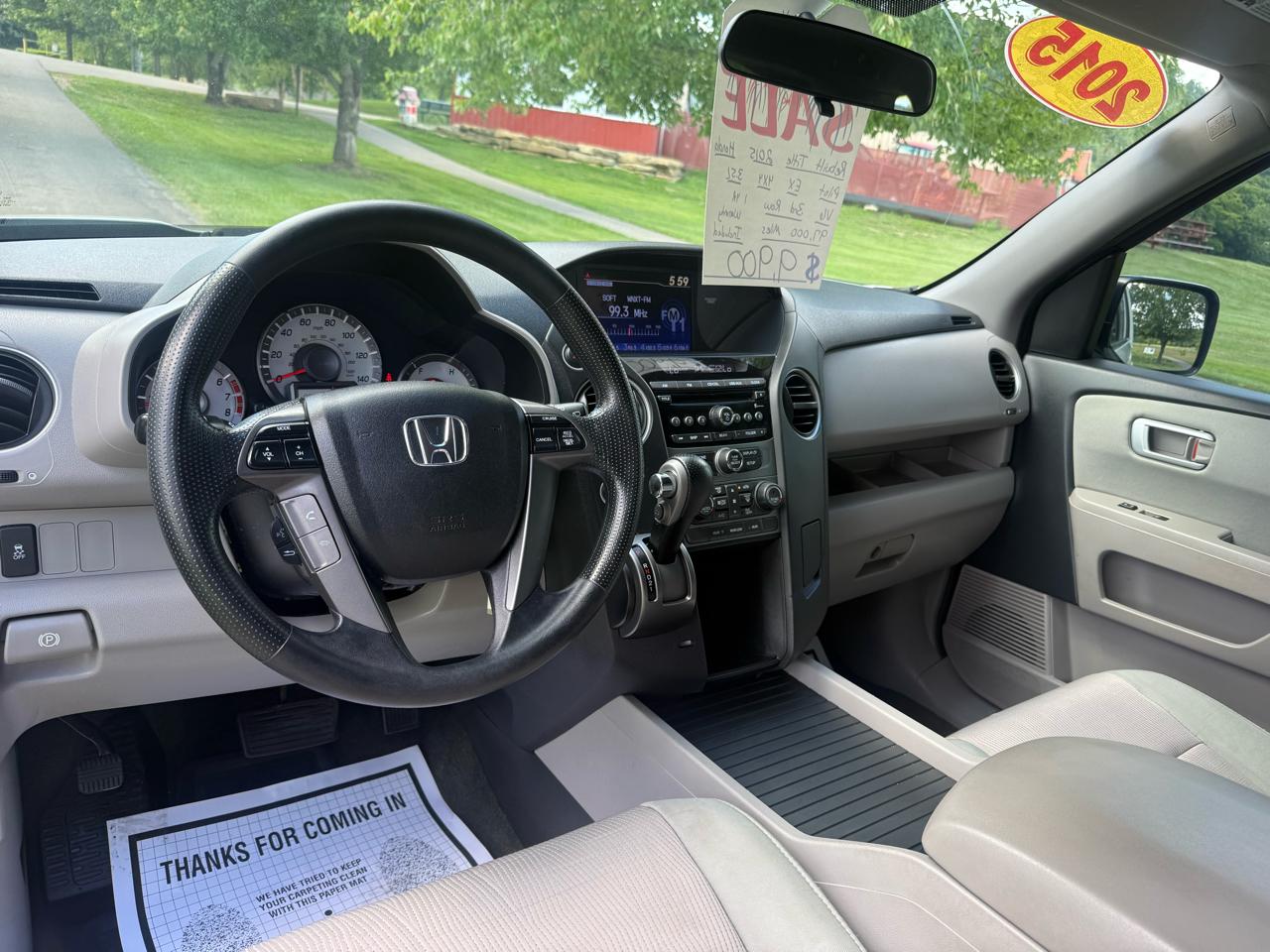 Honda Pilot EX 4WD 5-Spd AT 2015