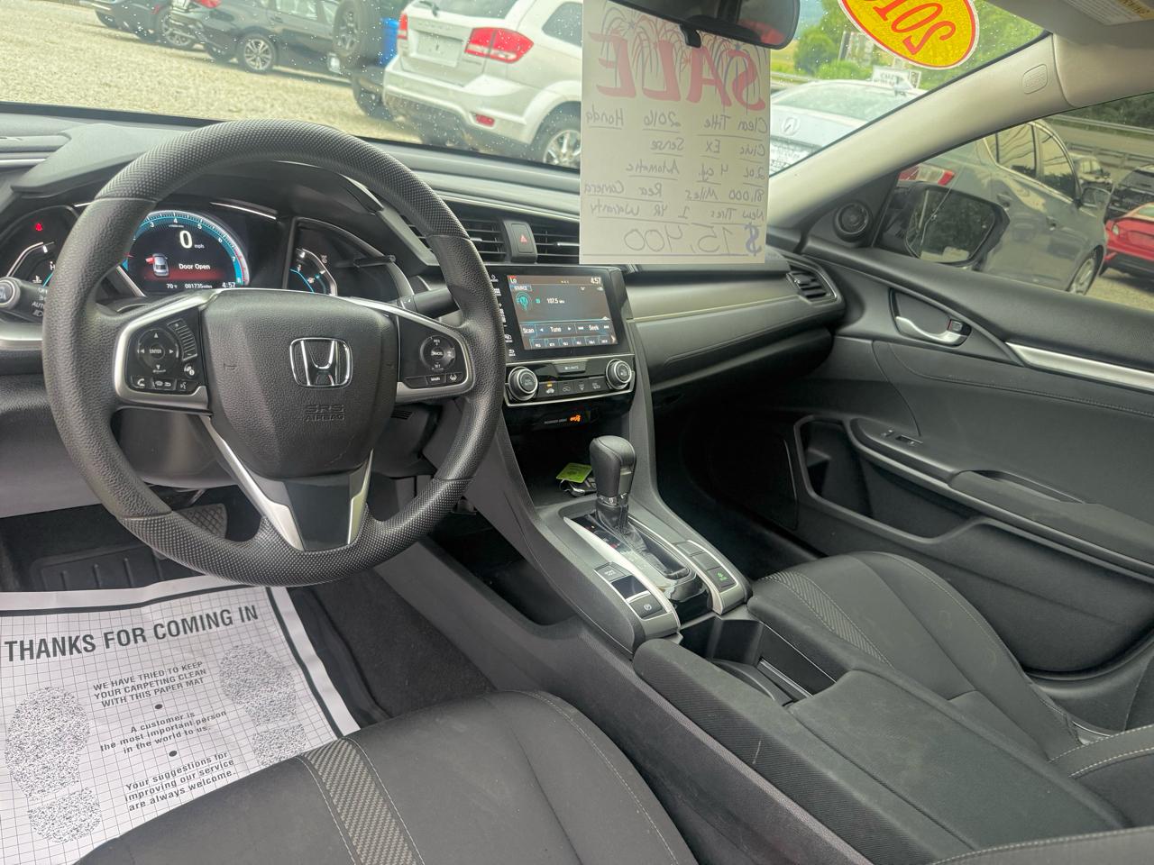 Honda Civic EX Honda Sensing Sedan CVT 2016