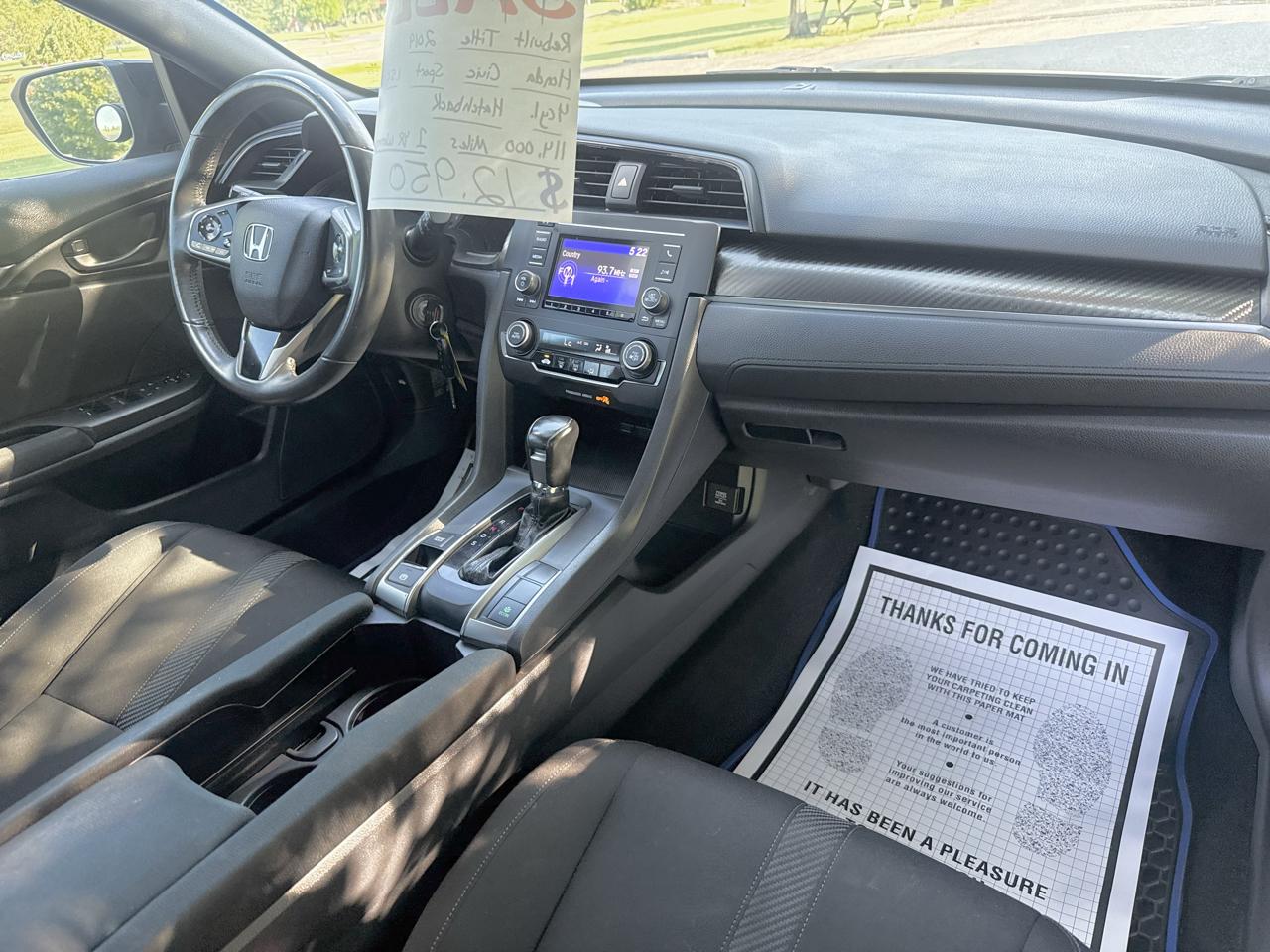 Honda Civic Sport 4D Hatchback at 2019