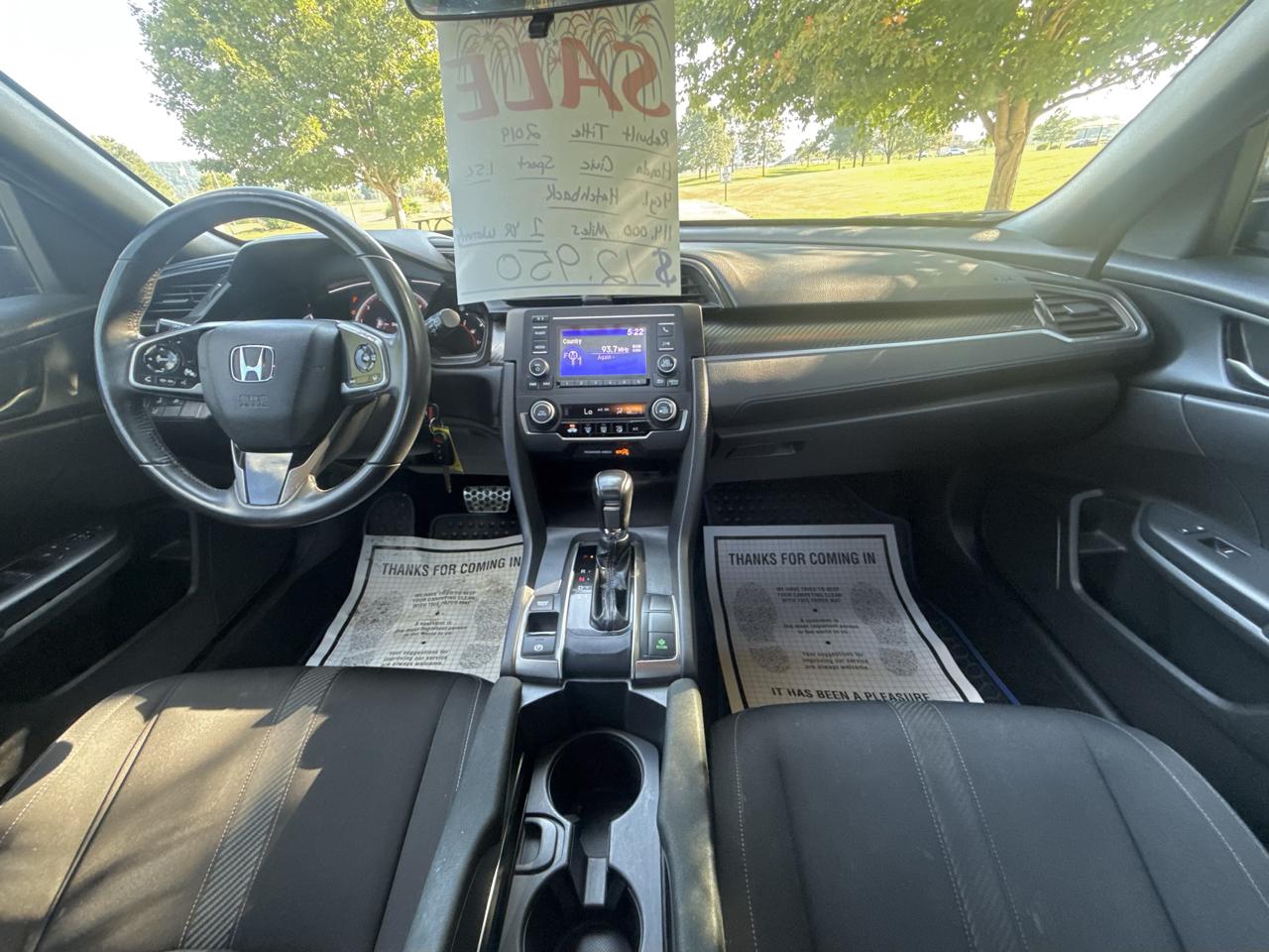 Honda Civic Sport 4D Hatchback at 2019