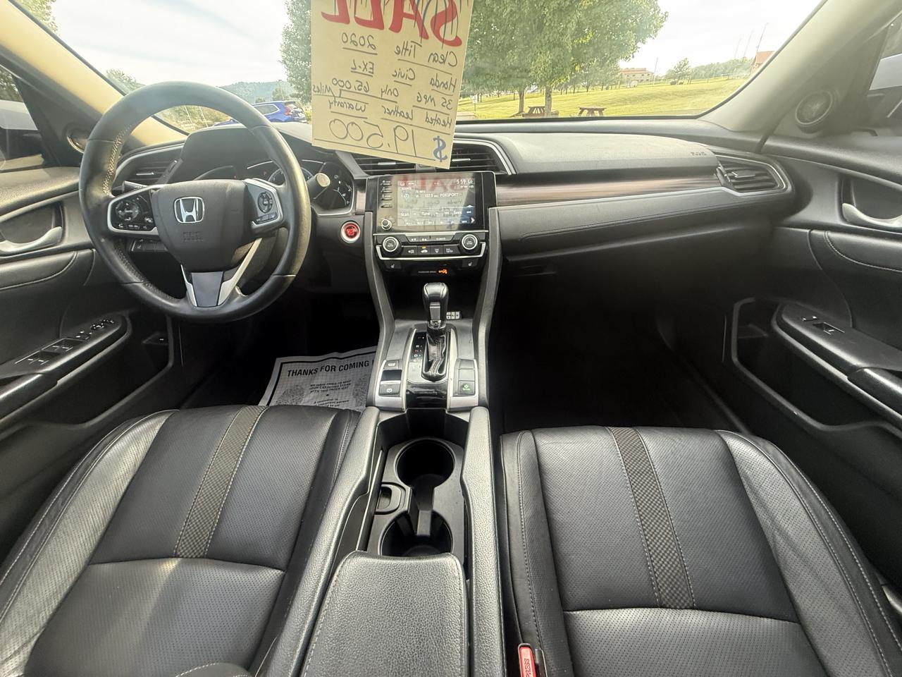 Honda Civic EX-L Sedan CVT 2020
