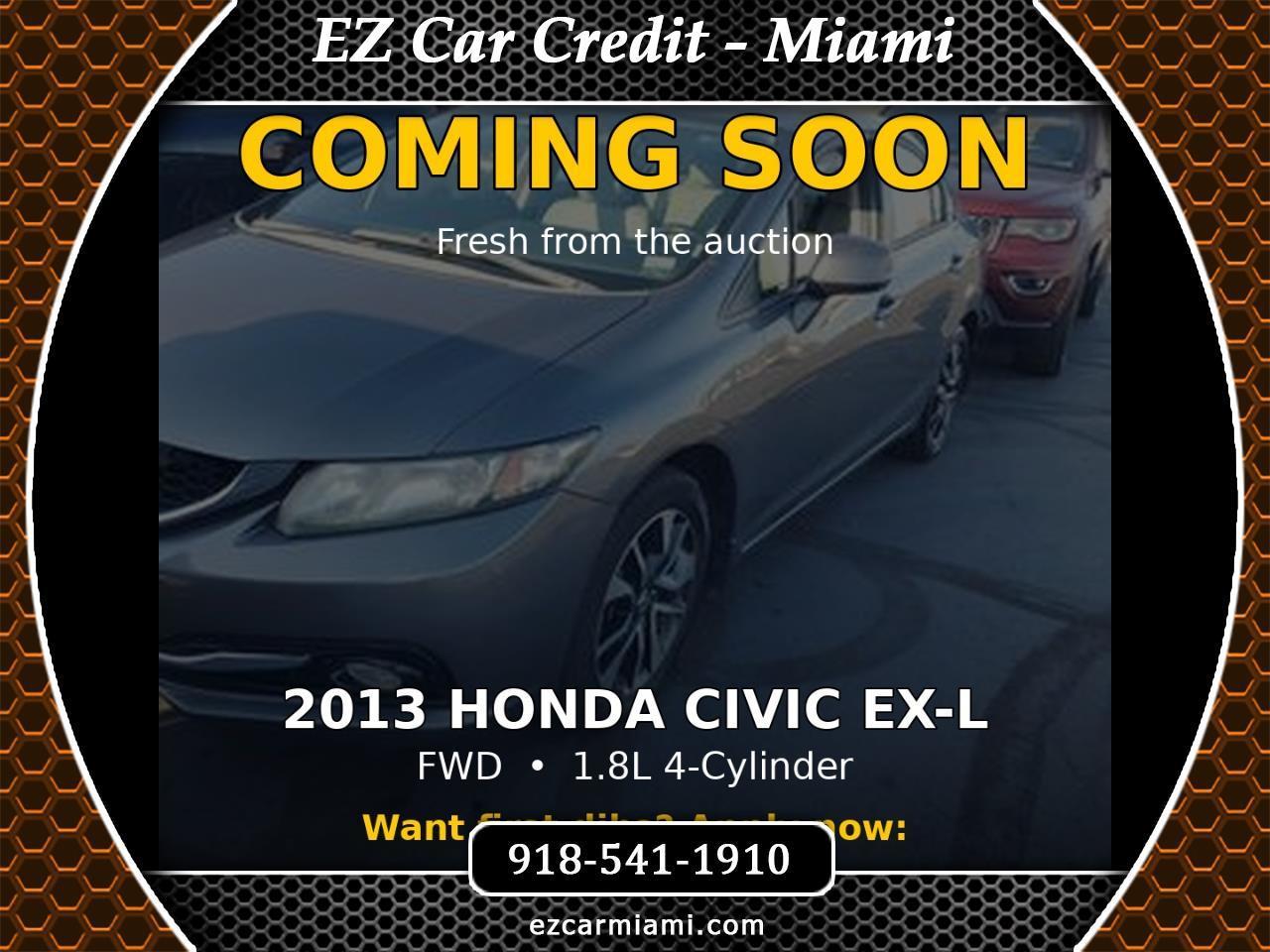 2013 Honda Civic EX-L Sedan 5-Speed AT