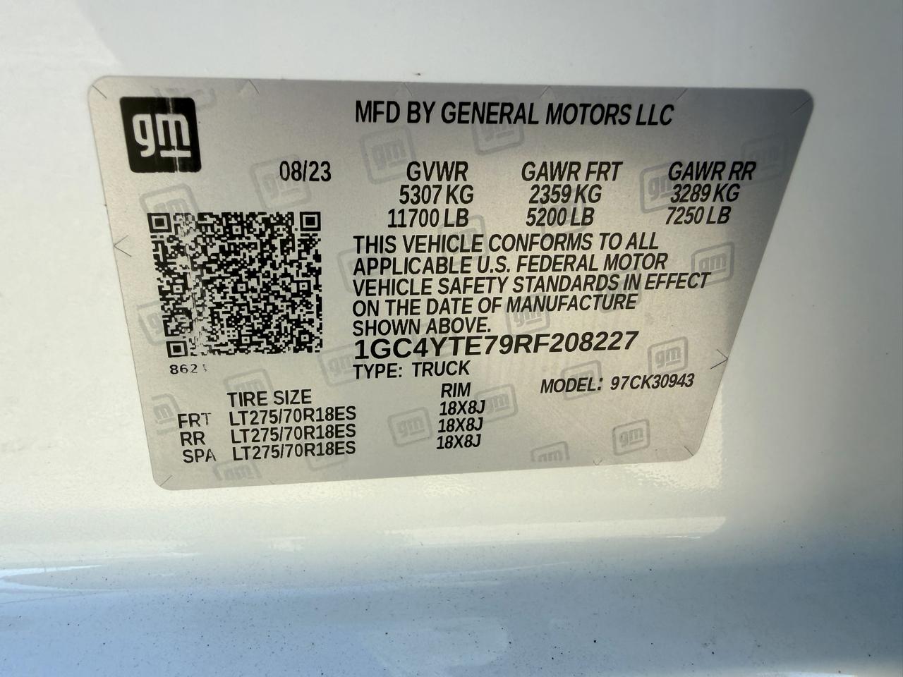 Chevrolet Silverado 3500HD LT Crew Cab 4WD 2024