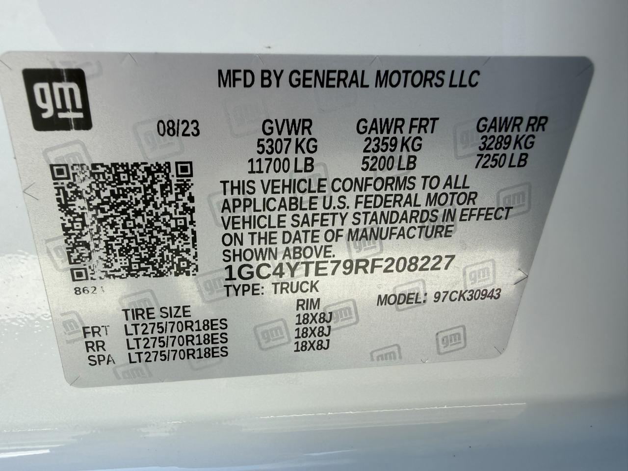 Chevrolet Silverado 3500HD LT Crew Cab 4WD 2024