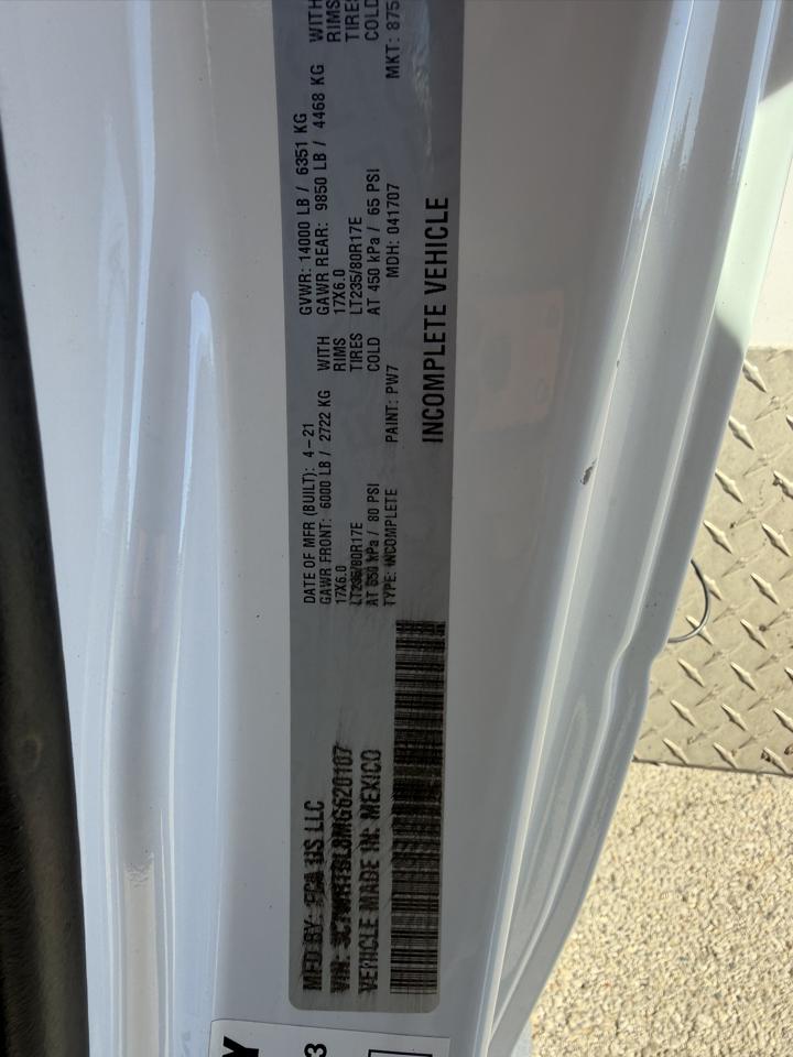 RAM 3500 Regular Cab 4WD DRW 2021