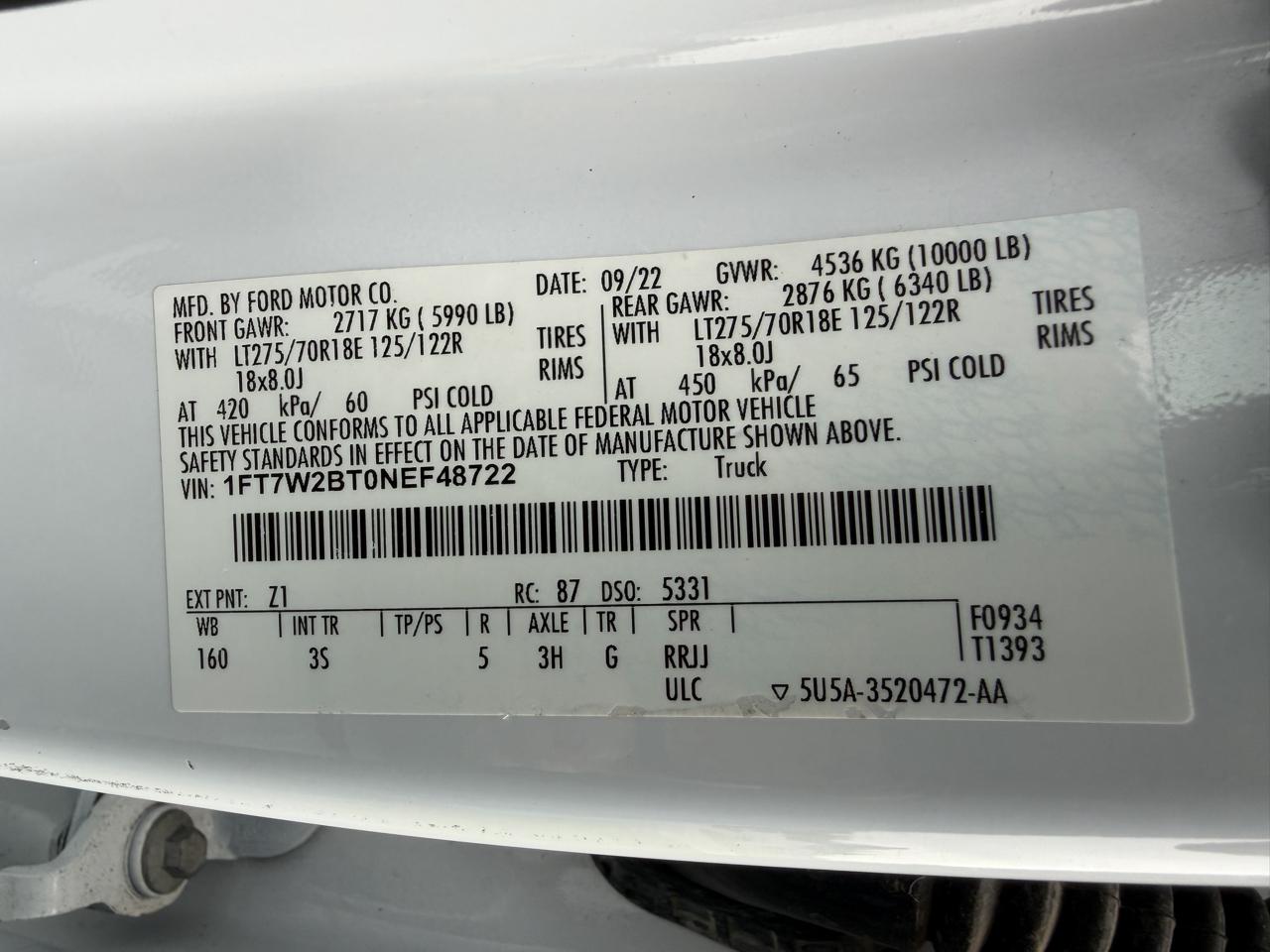 Ford F-250 SD XLT Crew Cab 4WD 2022