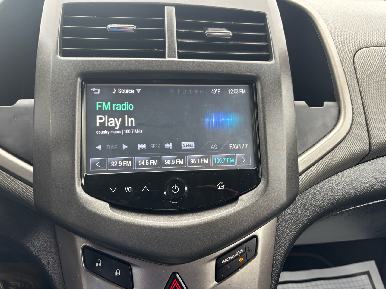 Chevrolet Sonic 5dr HB Auto LT 2016