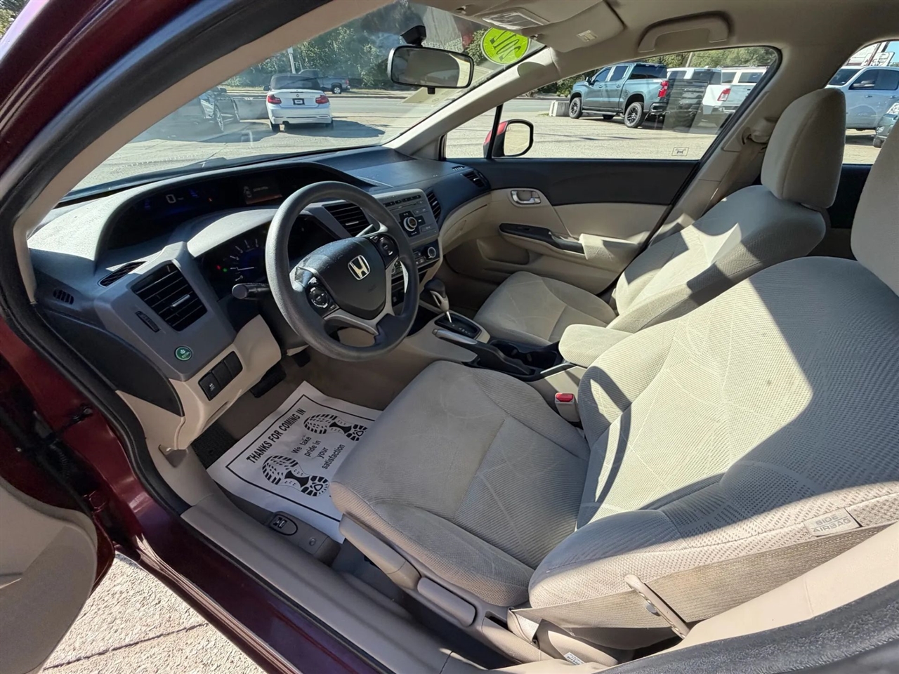 Honda Civic Sdn 4dr Auto LX 2012 Honda Civic Sdn 4dr Auto LX 2012