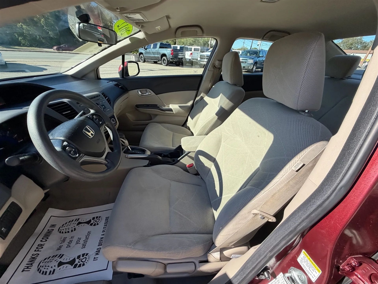 Honda Civic Sdn 4dr Auto LX 2012 Honda Civic Sdn 4dr Auto LX 2012