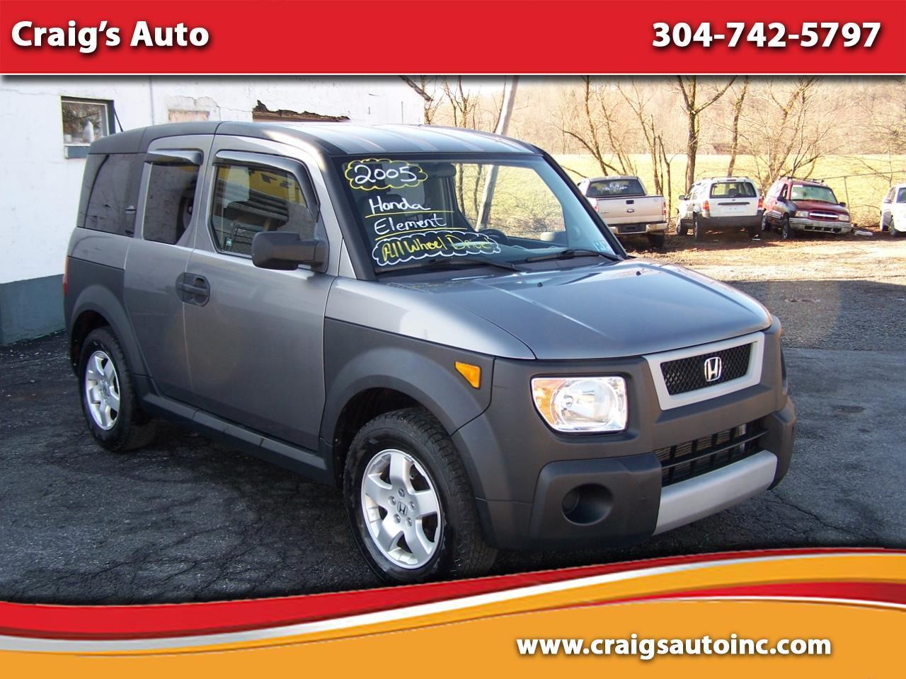 Used 2005 Honda Element 4WD EX AT for Sale in Craigsville WV 26205 Craig's Auto