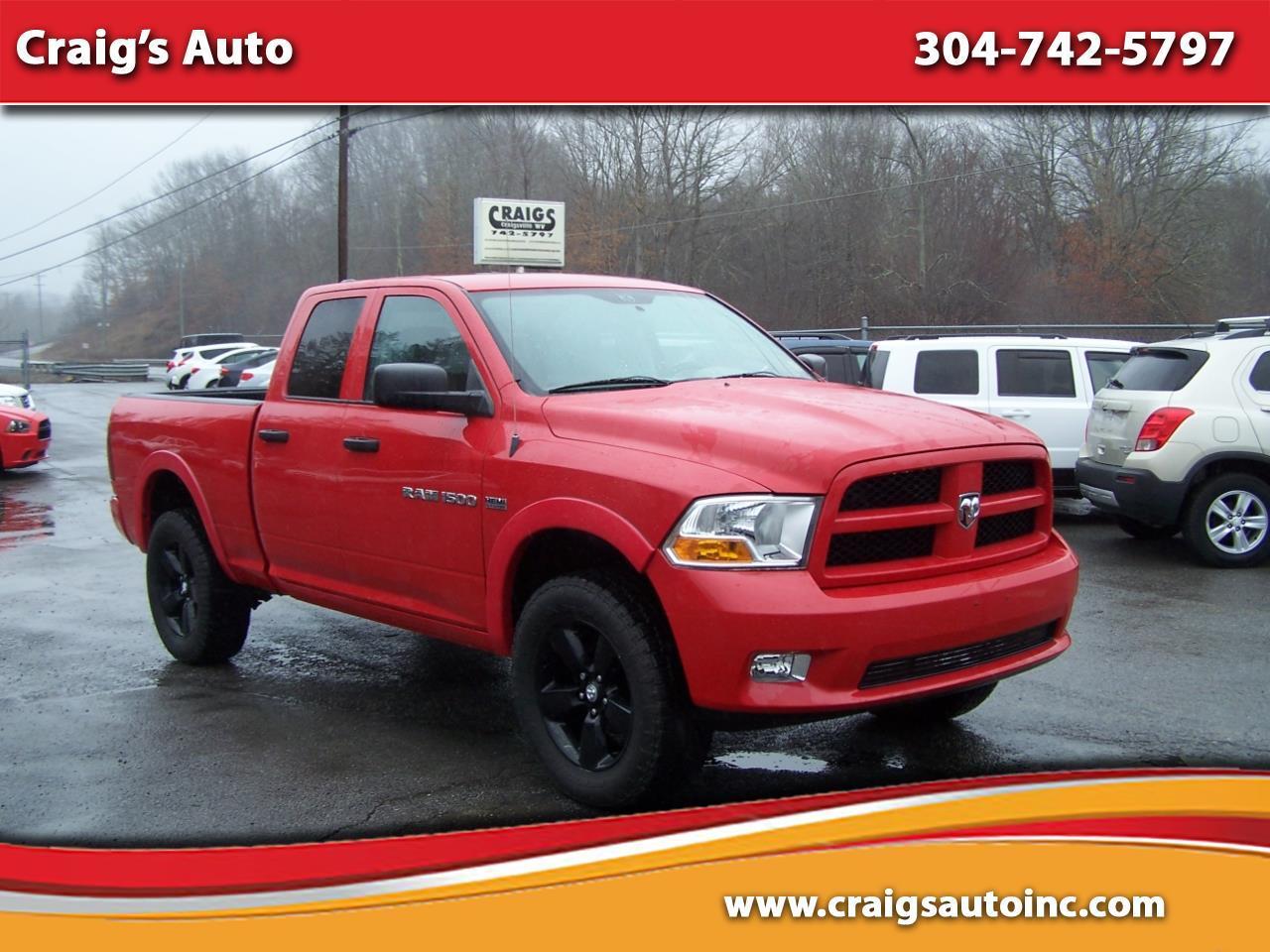Used 2012 RAM 1500 4WD Quad Cab 140.5" Express for Sale in Craigsville WV 26205 Craig's Auto