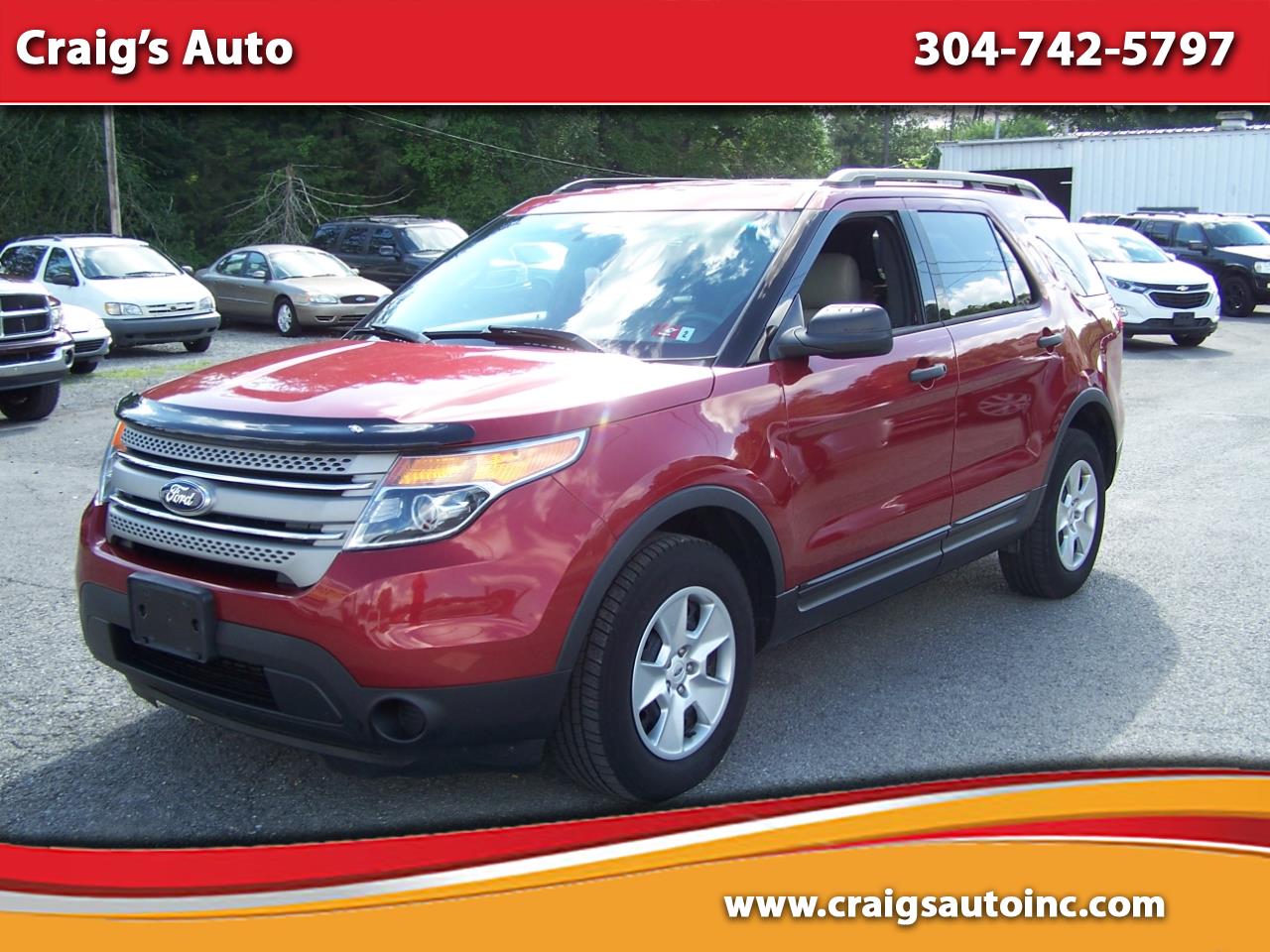 Used 2013 Ford Explorer 4WD 4dr Base for Sale in Craigsville WV 26205