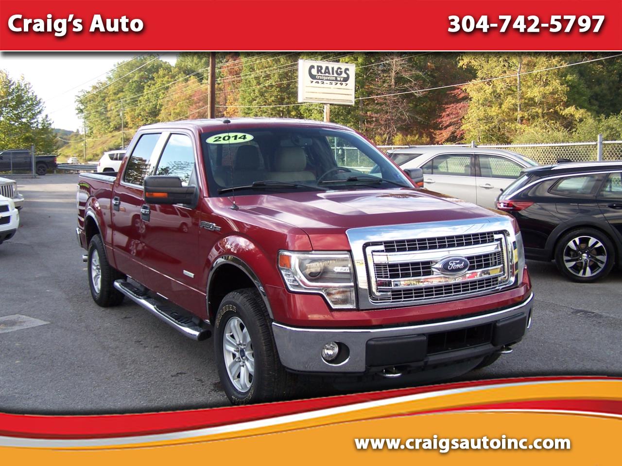 Used 2014 Ford F150 4WD SuperCrew 145" XLT for Sale in Craigsville WV