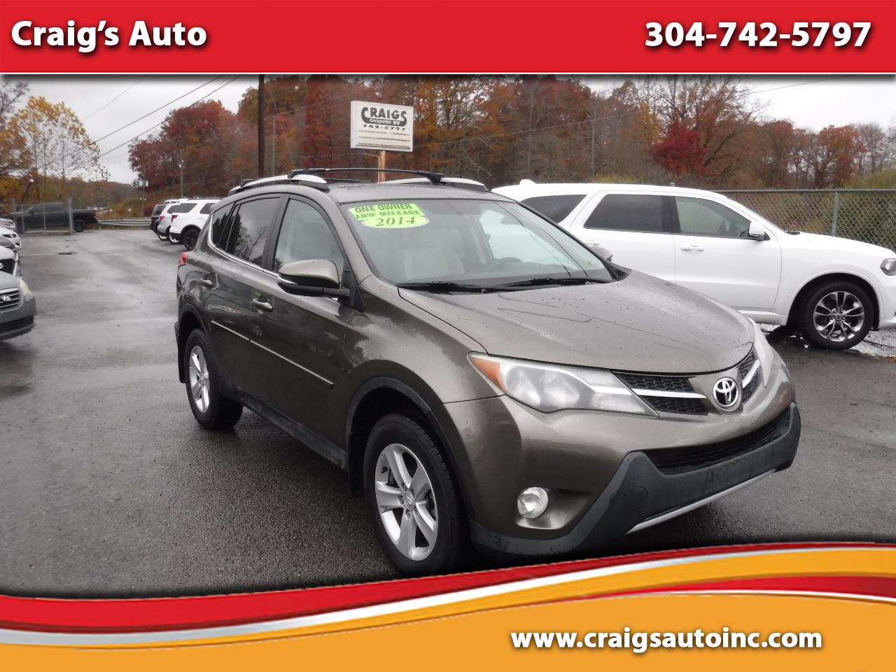 Toyota RAV4 AWD 4dr XLE (Natl) 2014 Toyota RAV4 AWD 4dr XLE (Natl) 2014