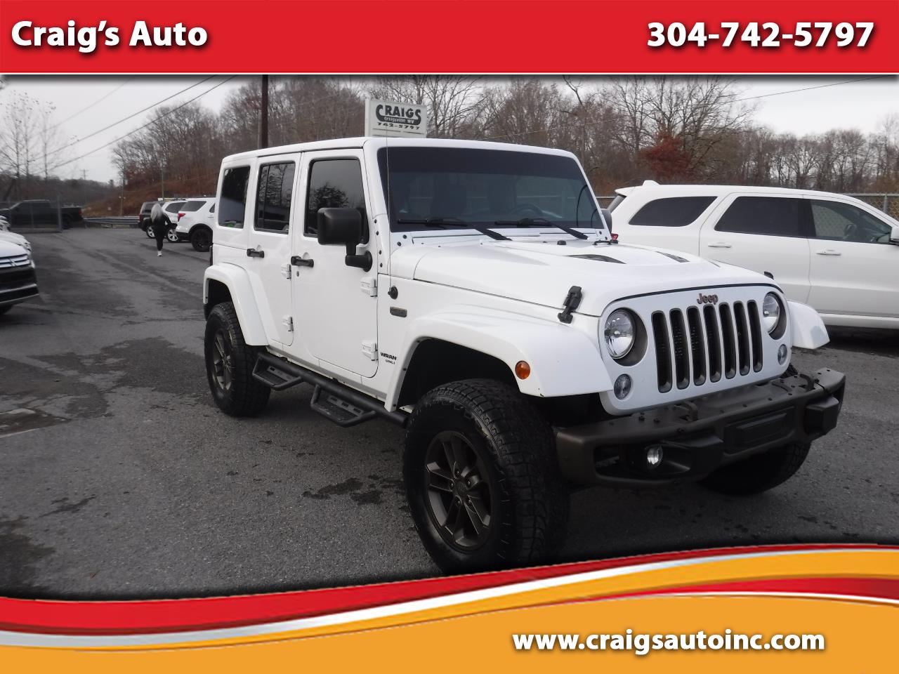 2016 Jeep Wrangler Unlimited 4WD 4dr 75th Anniversary