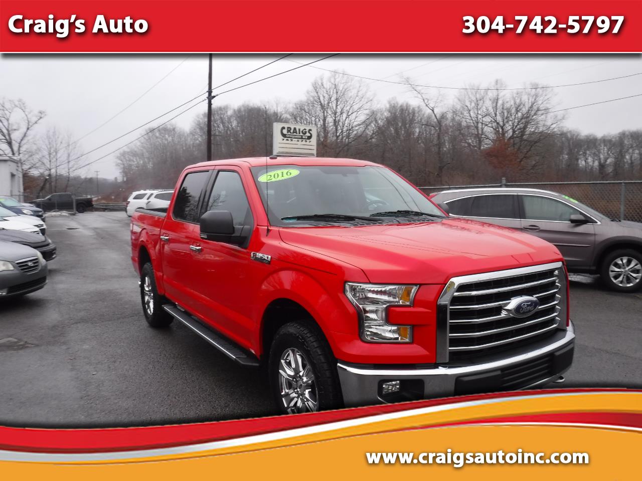 Ford F-150 4WD SuperCrew 145" XLT 2016