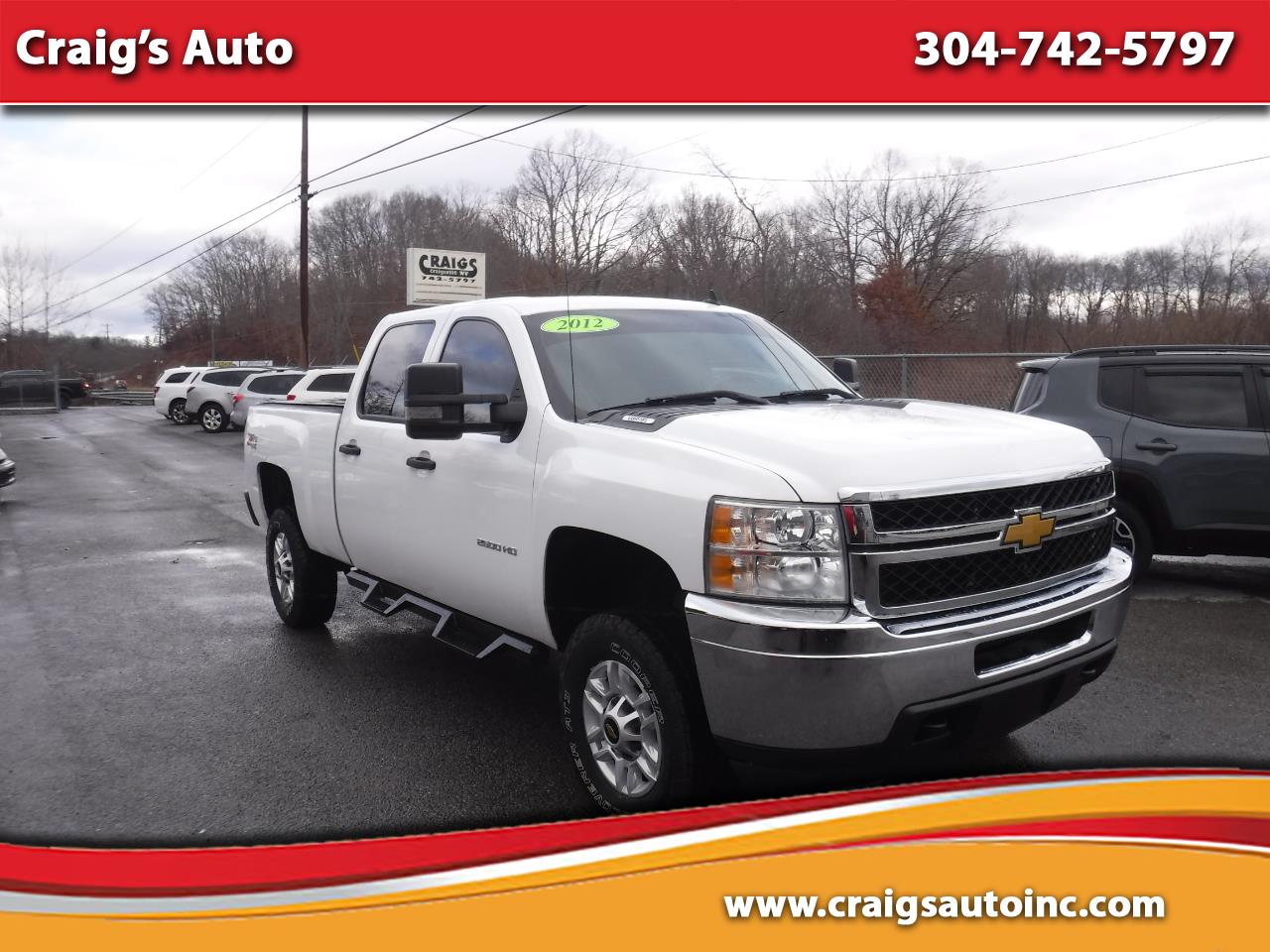 2012 Chevrolet Silverado 2500HD 4WD Crew Cab 153.7" LT